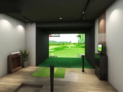 完全個室のインドアゴルフ自主練場SundayBack9市川駅前店